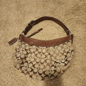 Authentic Coach Handbag, Brown
